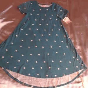 NWT LulaRoe polka dot XS Carly